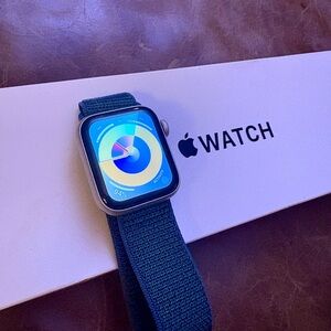 Apple SE Watch with Teal Band